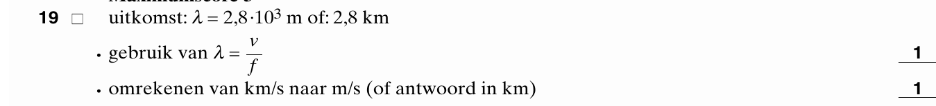 beoordelingsmodel vraag 19