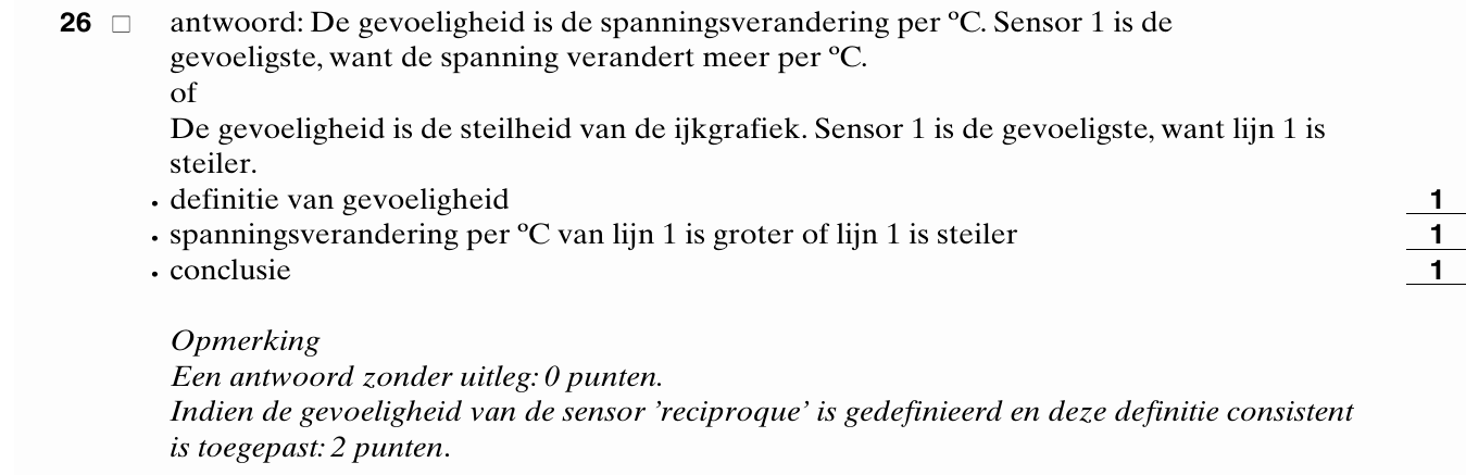 beoordelingsmodel vraag 26