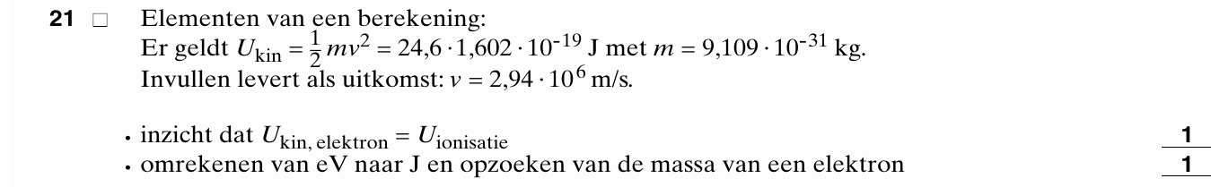 beoordelingsmodel vraag 21
