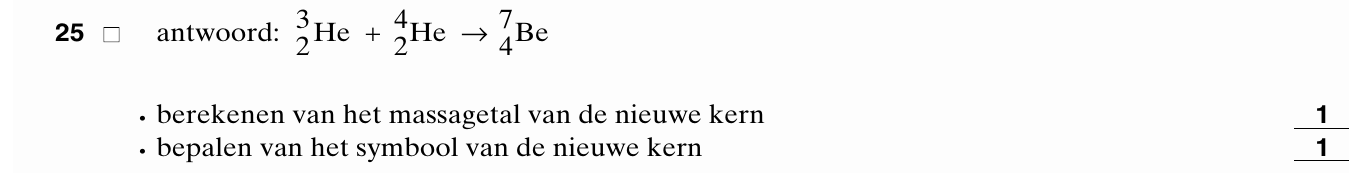 beoordelingsmodel vraag 25