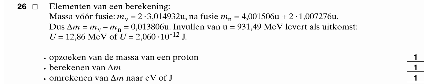 beoordelingsmodel vraag 26