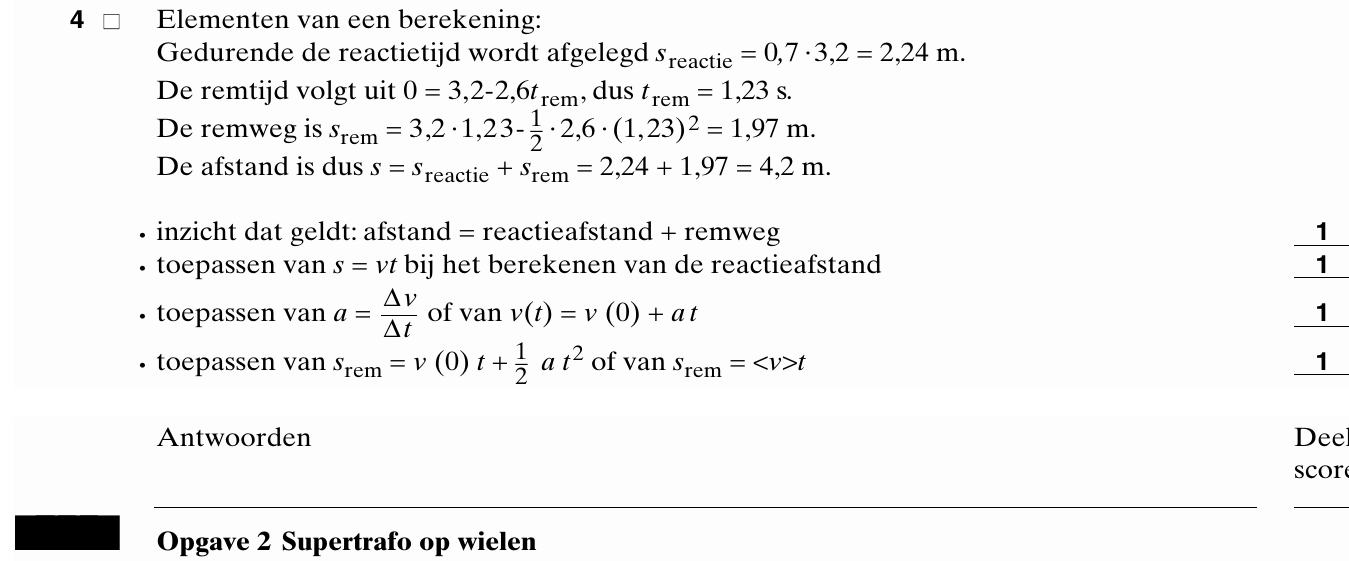 beoordelingsmodel vraag 4