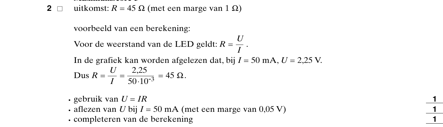 beoordelingsmodel vraag 2