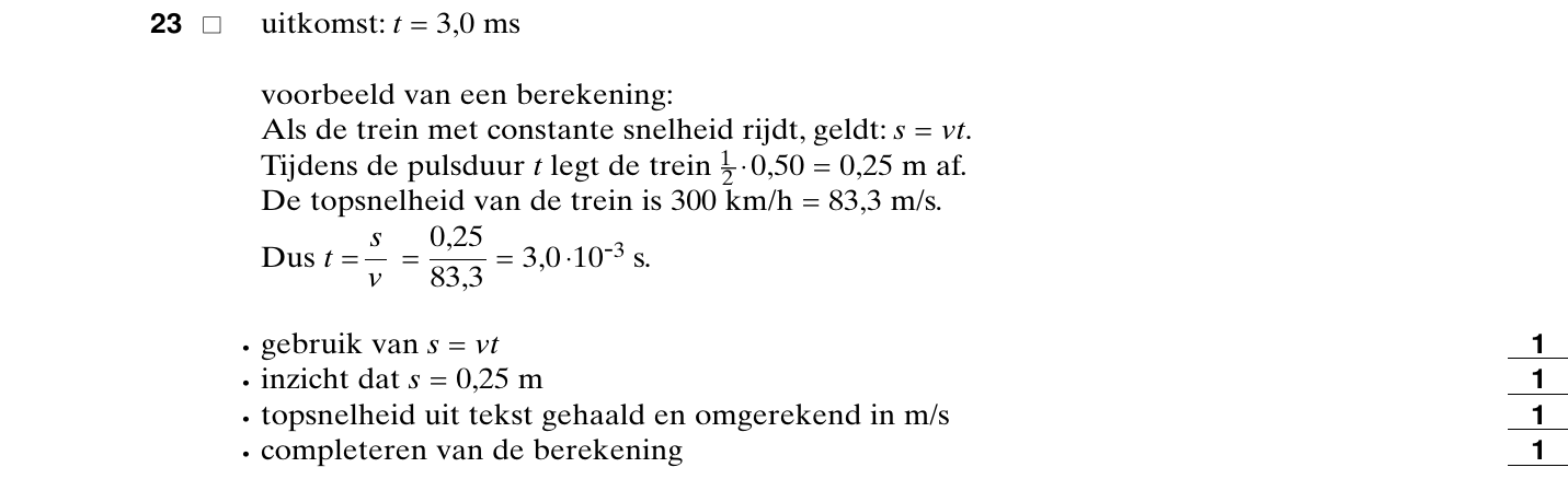 beoordelingsmodel vraag 23