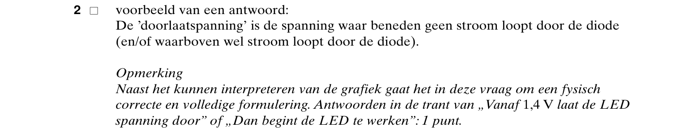 beoordelingsmodel vraag 2