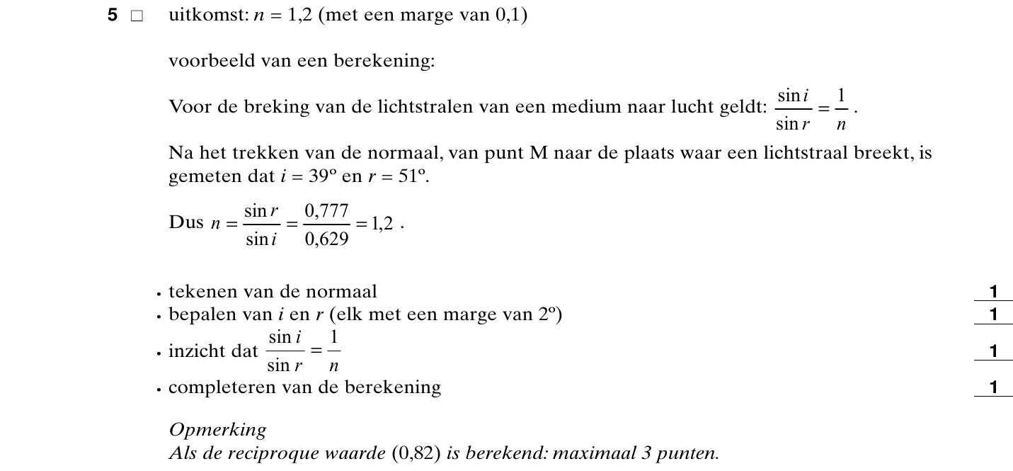 beoordelingsmodel vraag 5