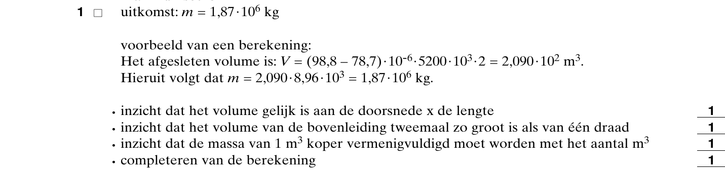 beoordelingsmodel vraag 1