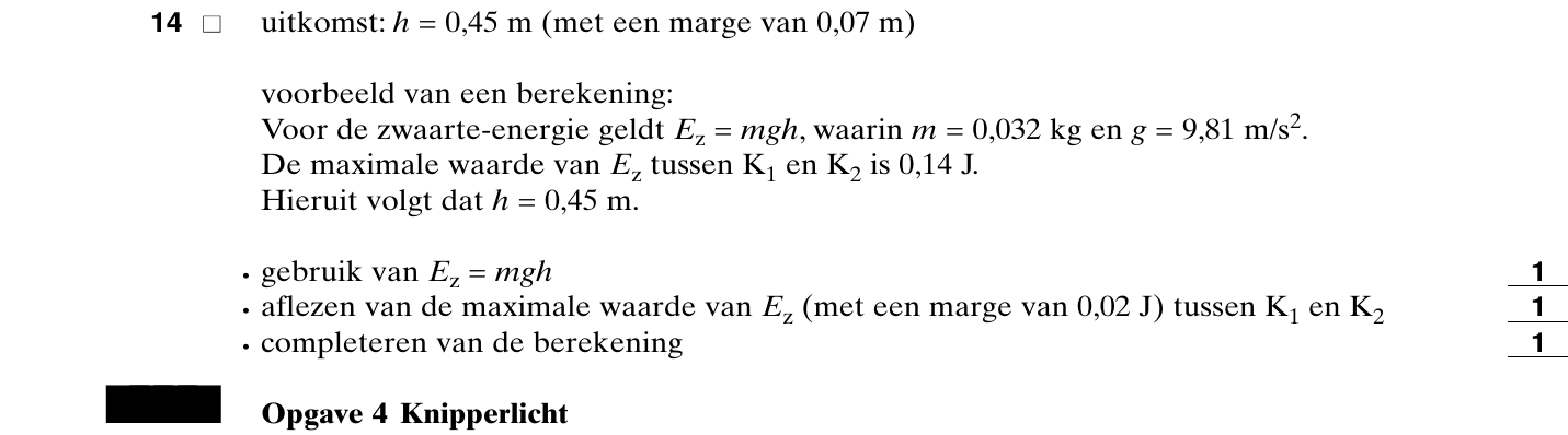 beoordelingsmodel vraag 14