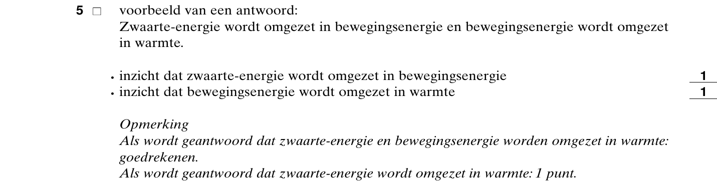 beoordelingsmodel vraag 5