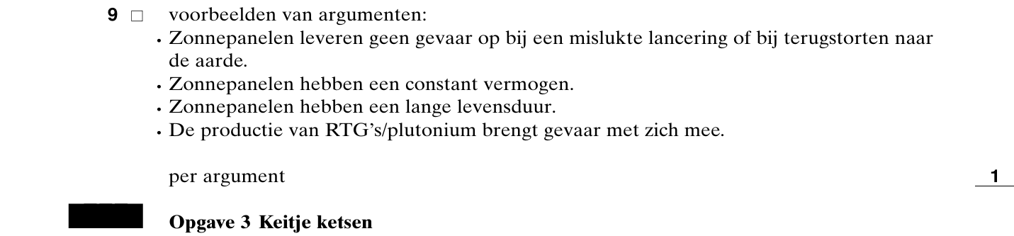 beoordelingsmodel vraag 9