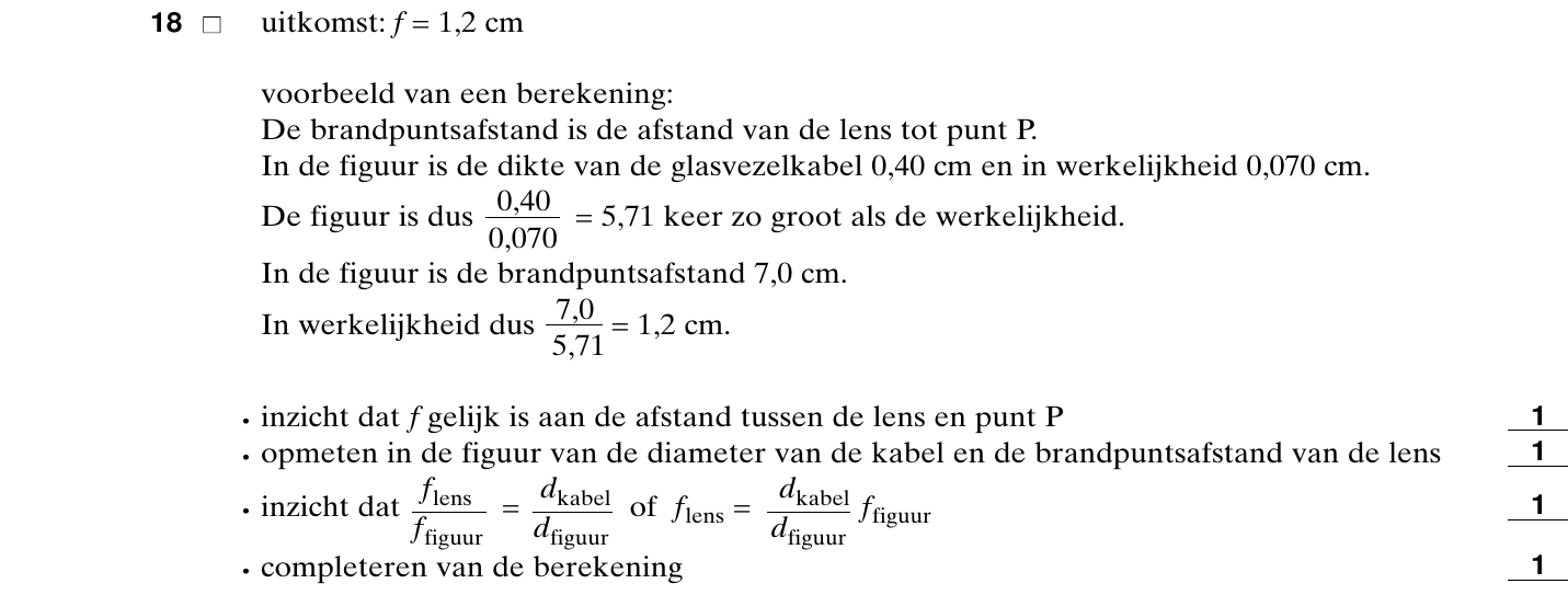 beoordelingsmodel vraag 18