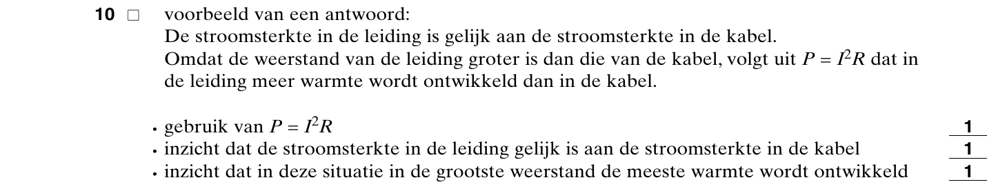beoordelingsmodel vraag 10