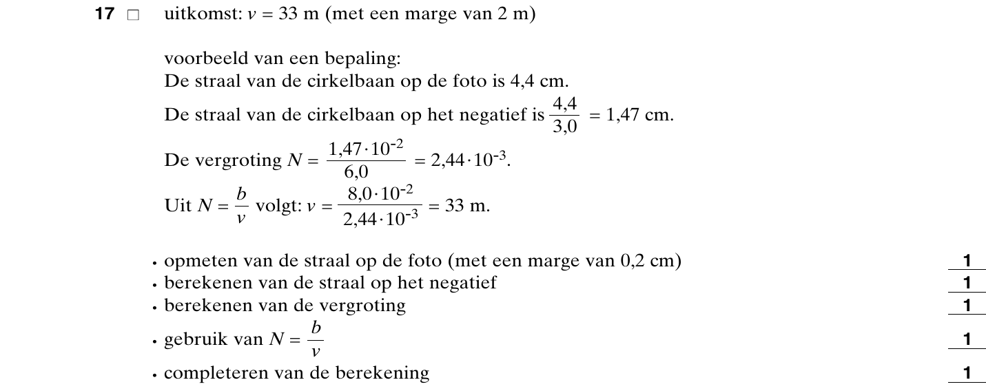 beoordelingsmodel vraag 17