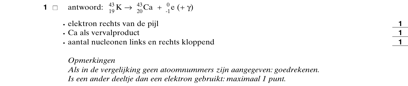 beoordelingsmodel vraag 1