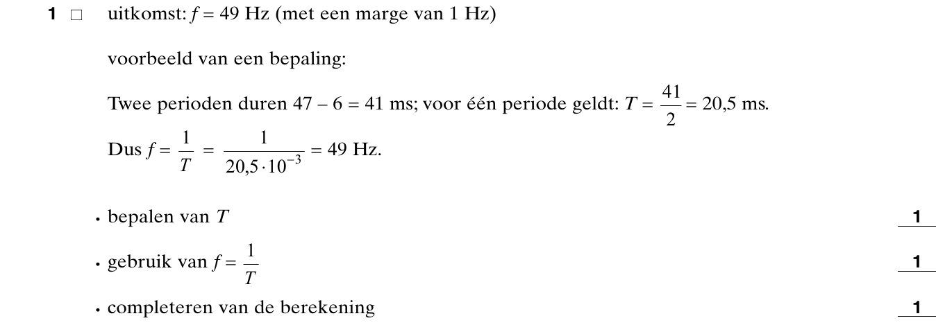 beoordelingsmodel vraag 1