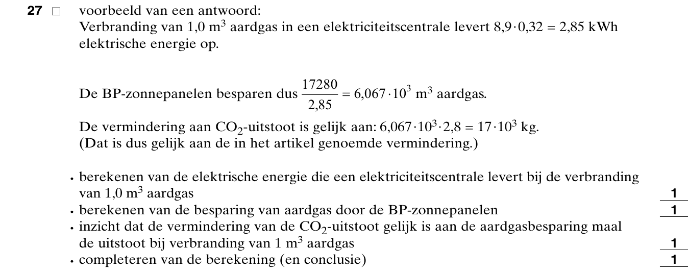 beoordelingsmodel vraag 27