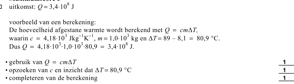 beoordelingsmodel vraag 9