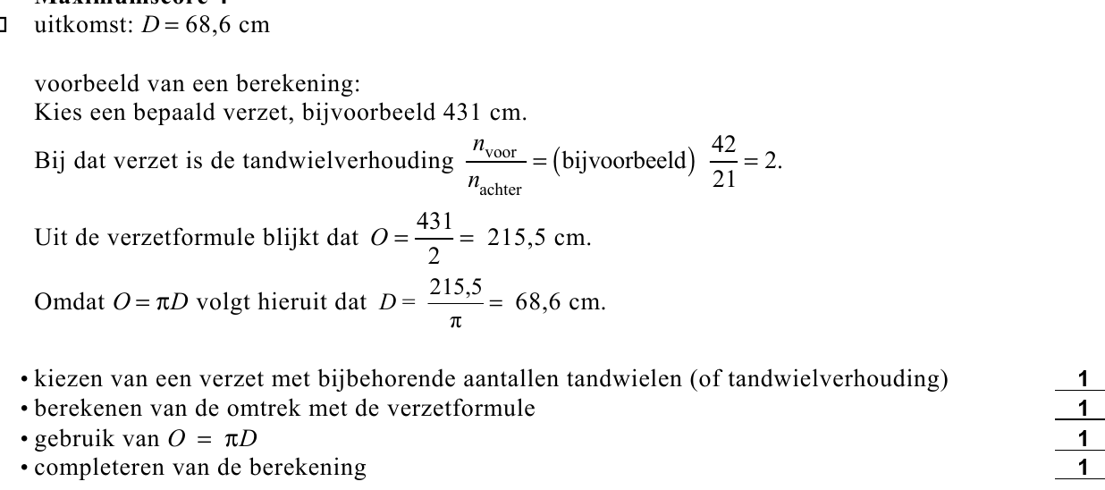 beoordelingsmodel vraag 18