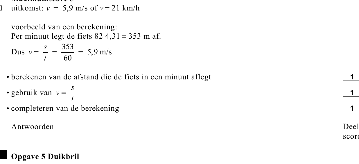 beoordelingsmodel vraag 19