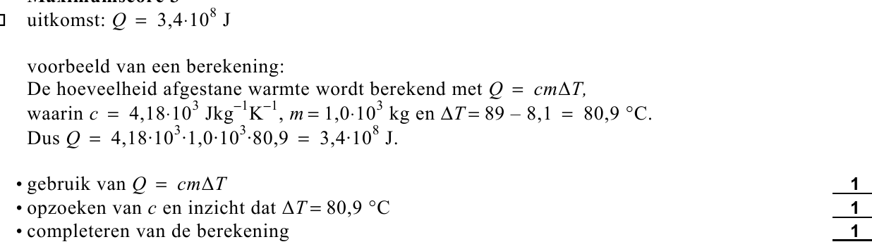 beoordelingsmodel vraag 9