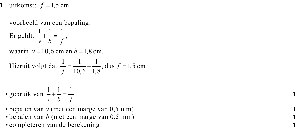 beoordelingsmodel vraag 1