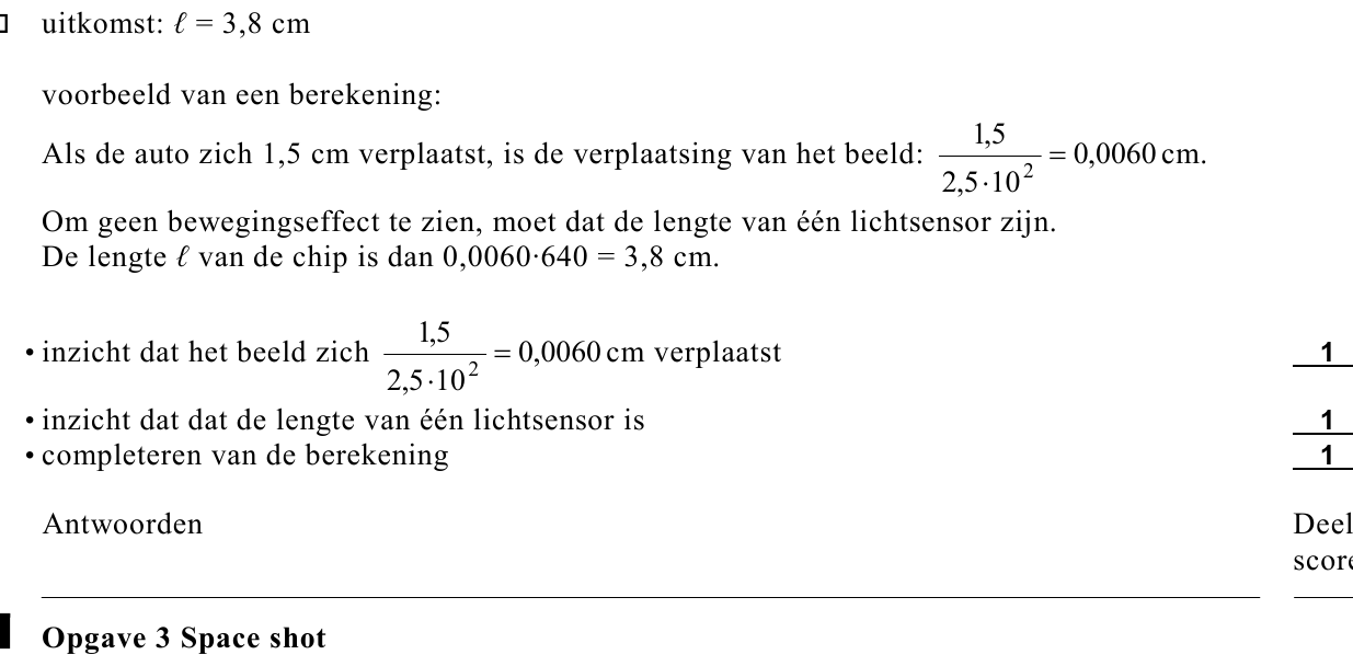 beoordelingsmodel vraag 9