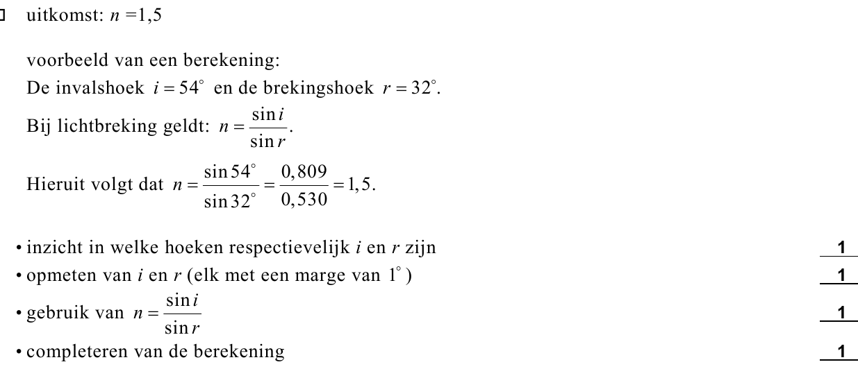beoordelingsmodel vraag 1