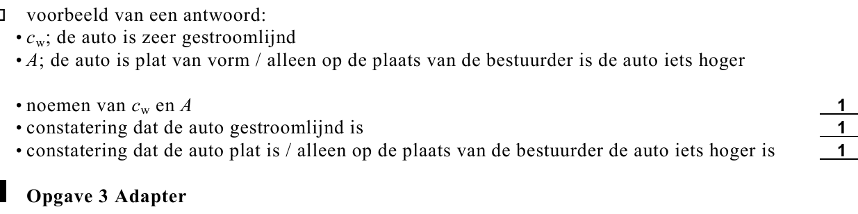 beoordelingsmodel vraag 9