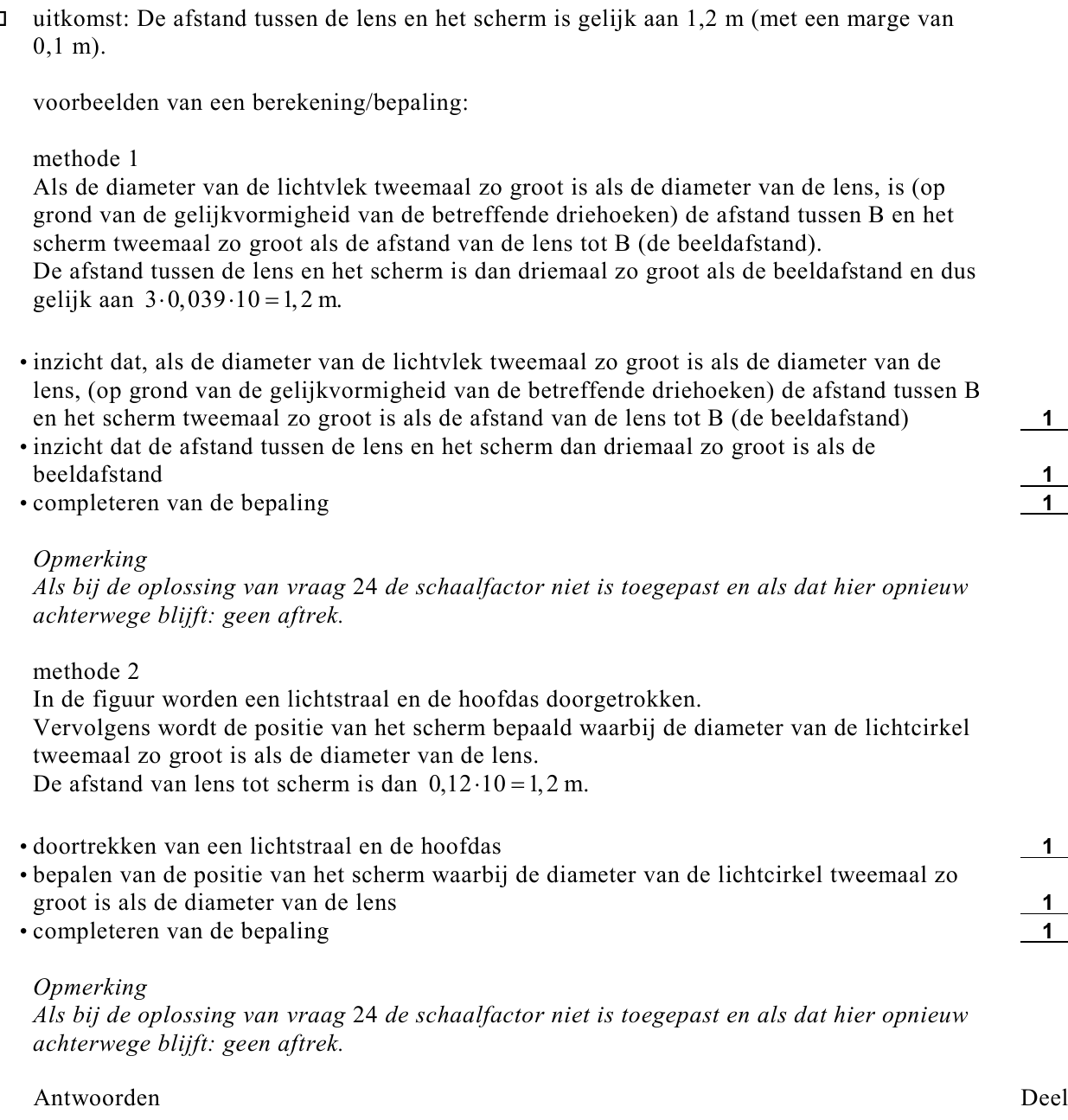 beoordelingsmodel vraag 25