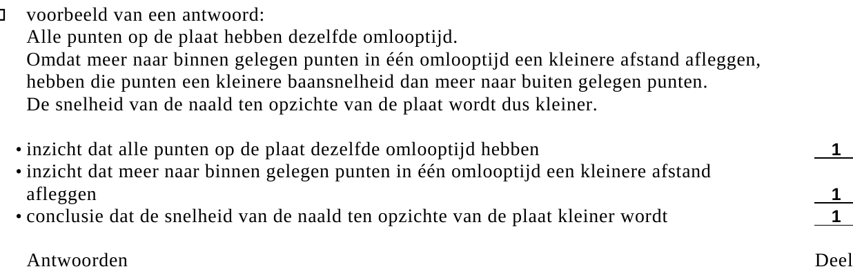beoordelingsmodel vraag 16