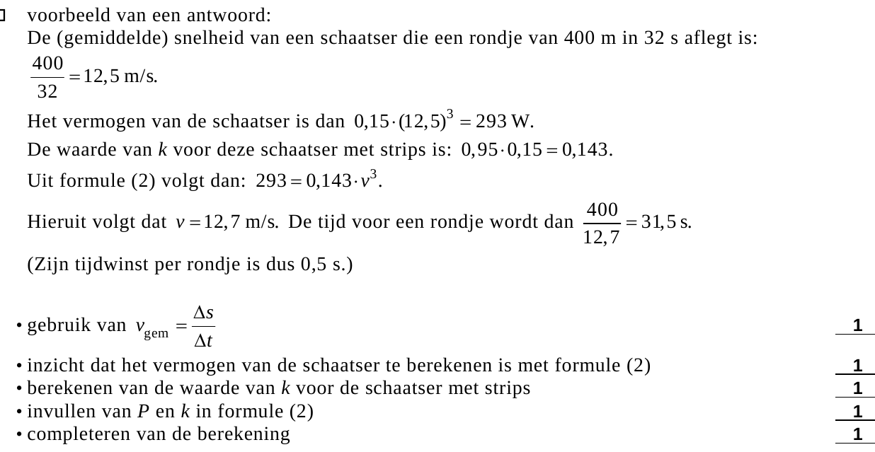 beoordelingsmodel vraag 25