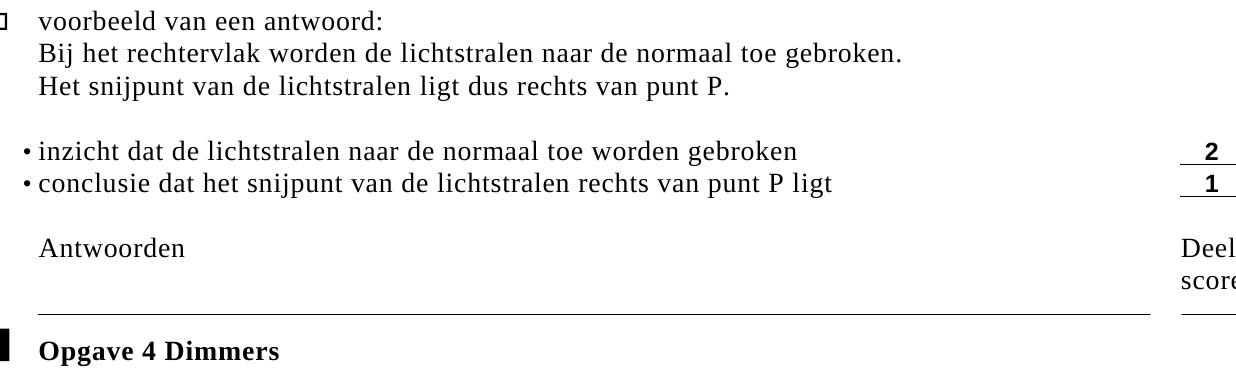 beoordelingsmodel vraag 15