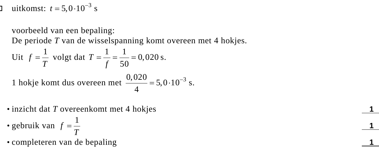 beoordelingsmodel vraag 20