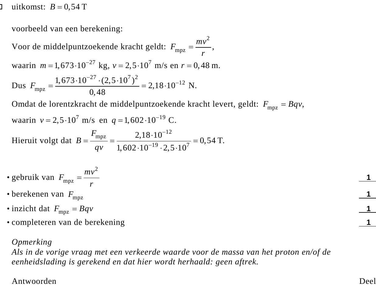 beoordelingsmodel vraag 9