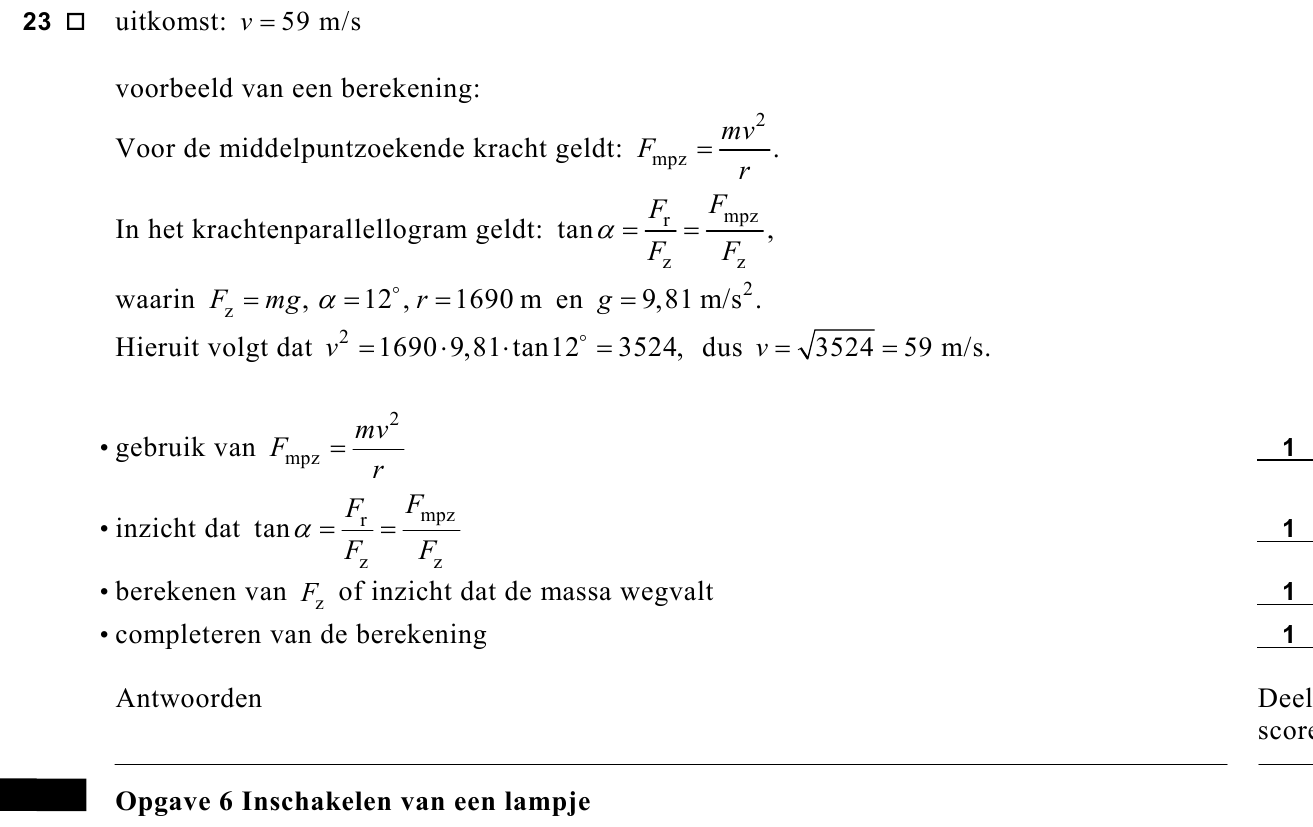 beoordelingsmodel vraag 23
