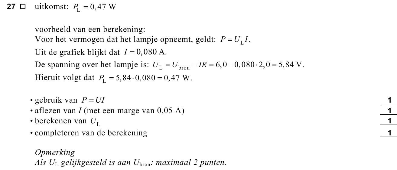 beoordelingsmodel vraag 27