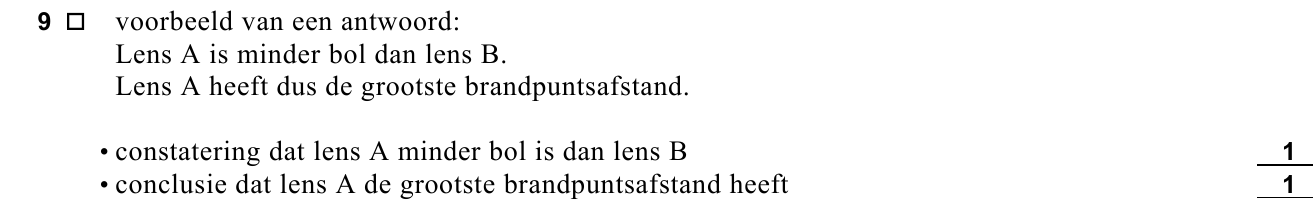 beoordelingsmodel vraag 9