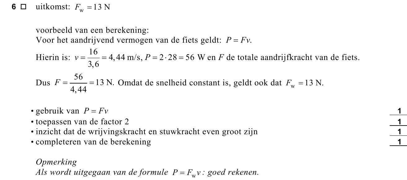 beoordelingsmodel vraag 6