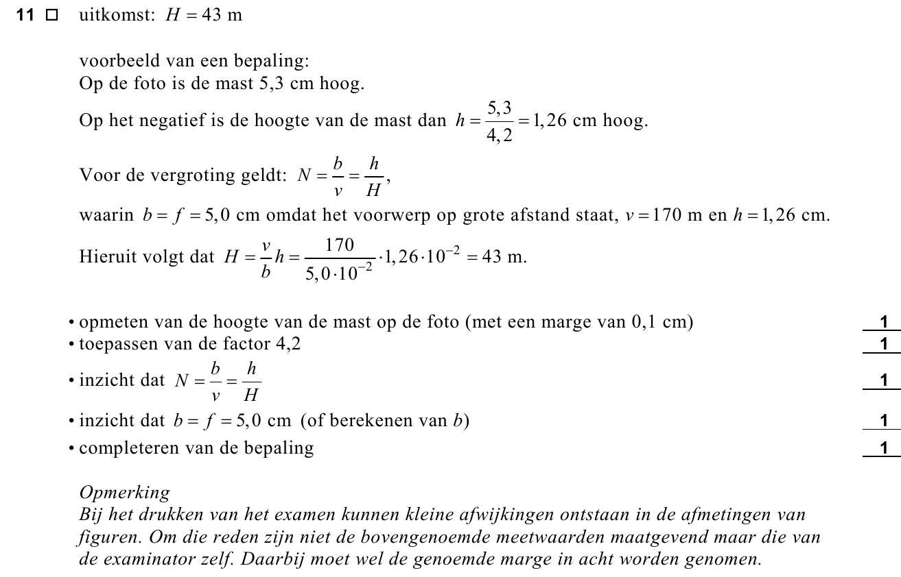 beoordelingsmodel vraag 11