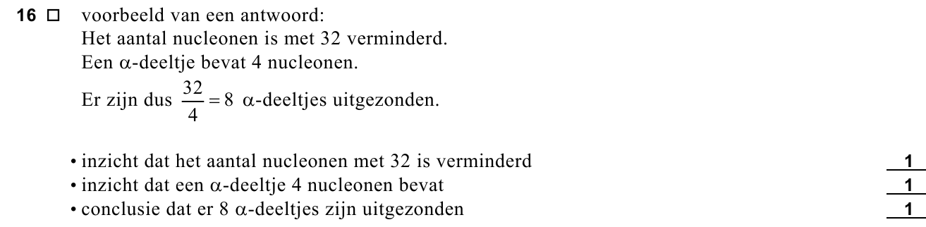 beoordelingsmodel vraag 16