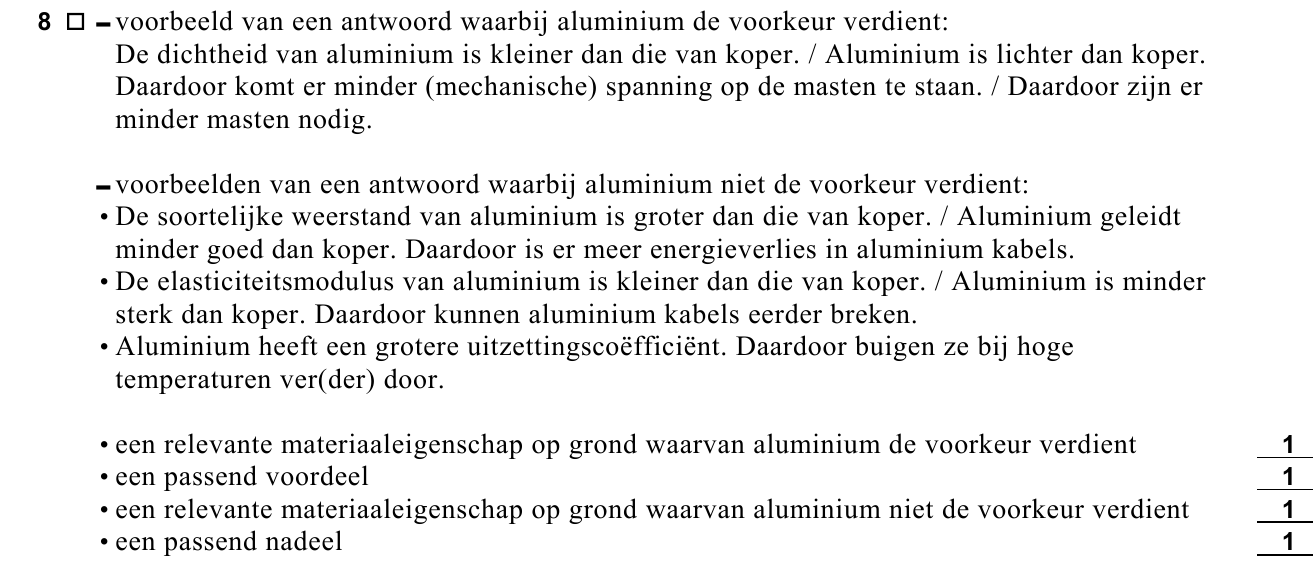beoordelingsmodel vraag 8