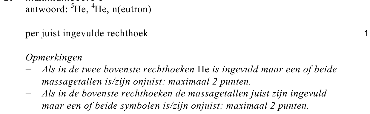 beoordelingsmodel vraag 20