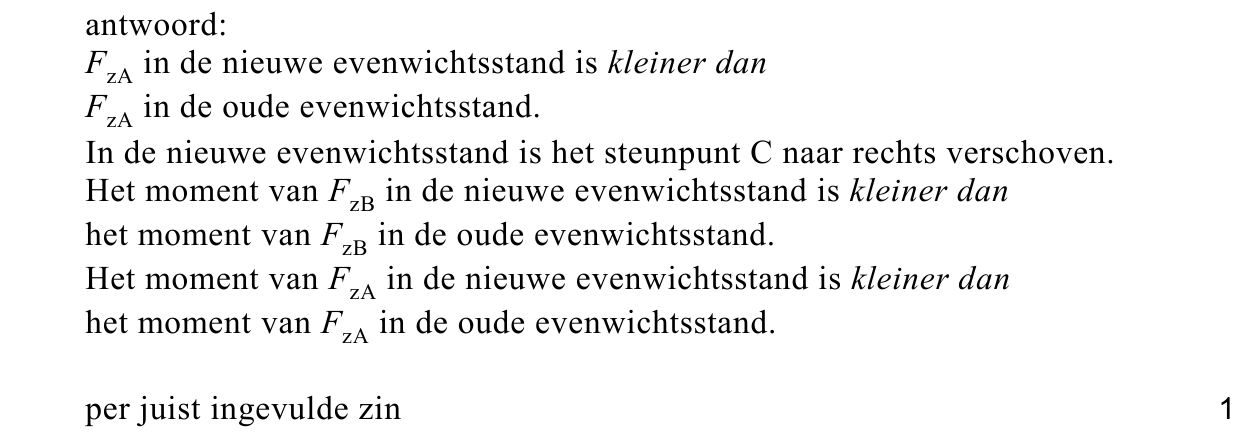 beoordelingsmodel vraag 18