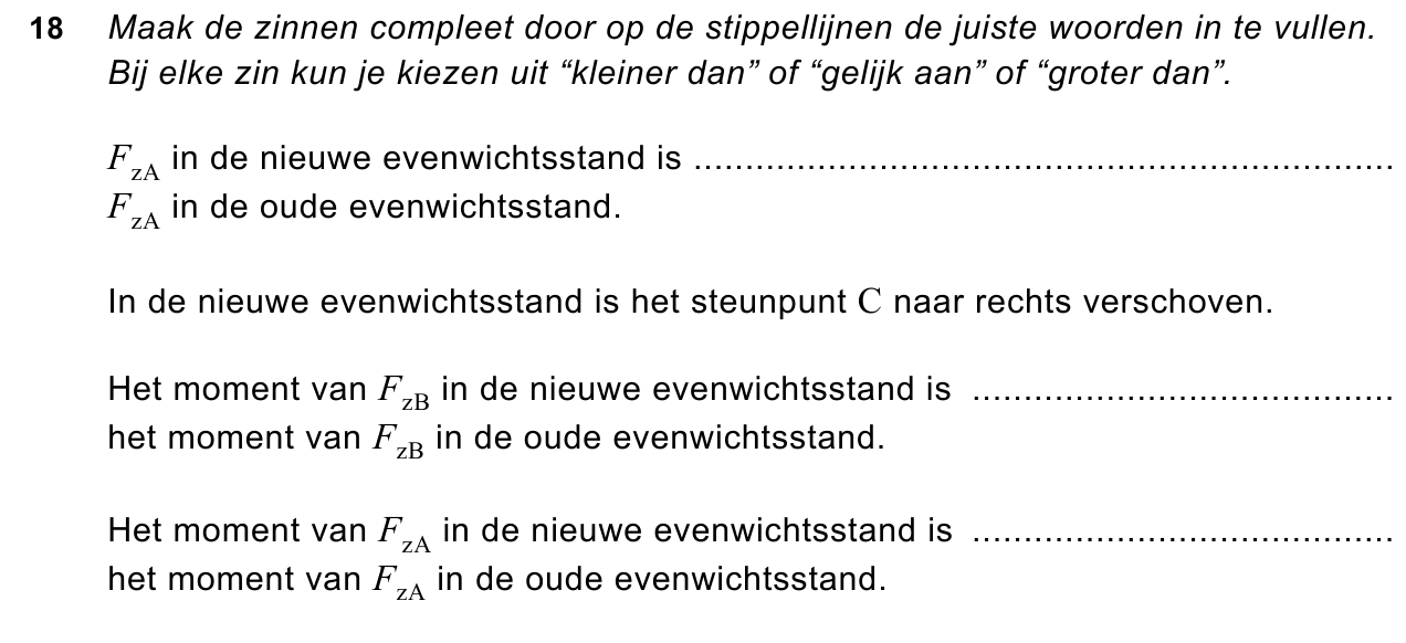 uitwerkbijlage bij vraag 18