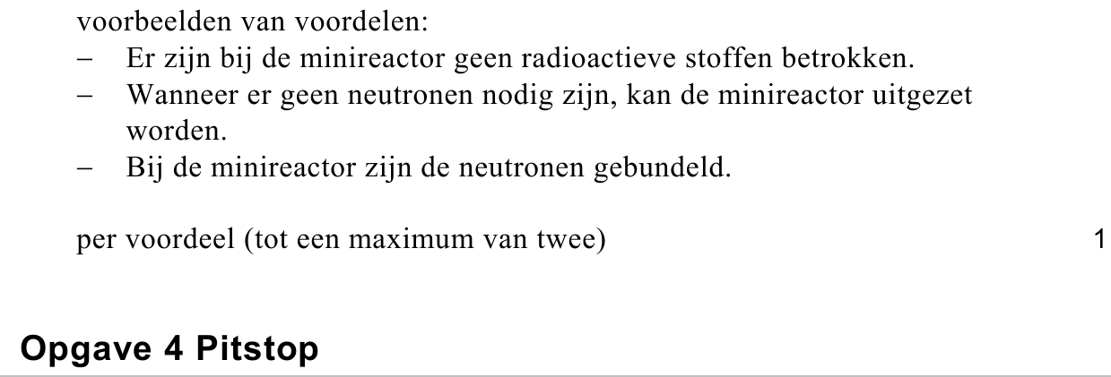 beoordelingsmodel vraag 16