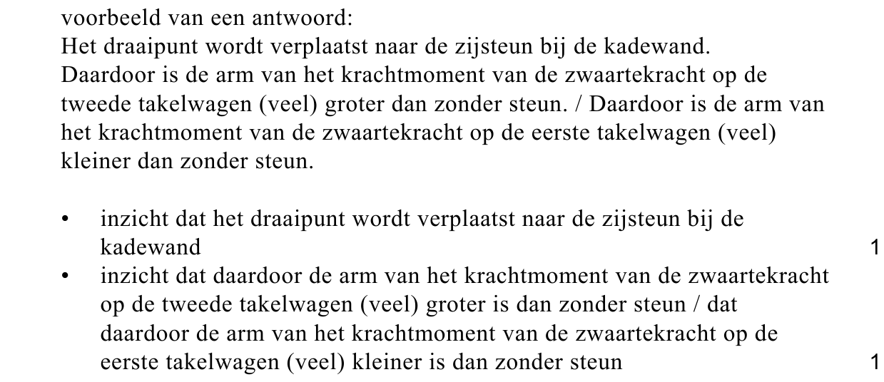 beoordelingsmodel vraag 23