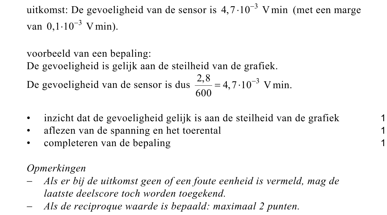 beoordelingsmodel vraag 25