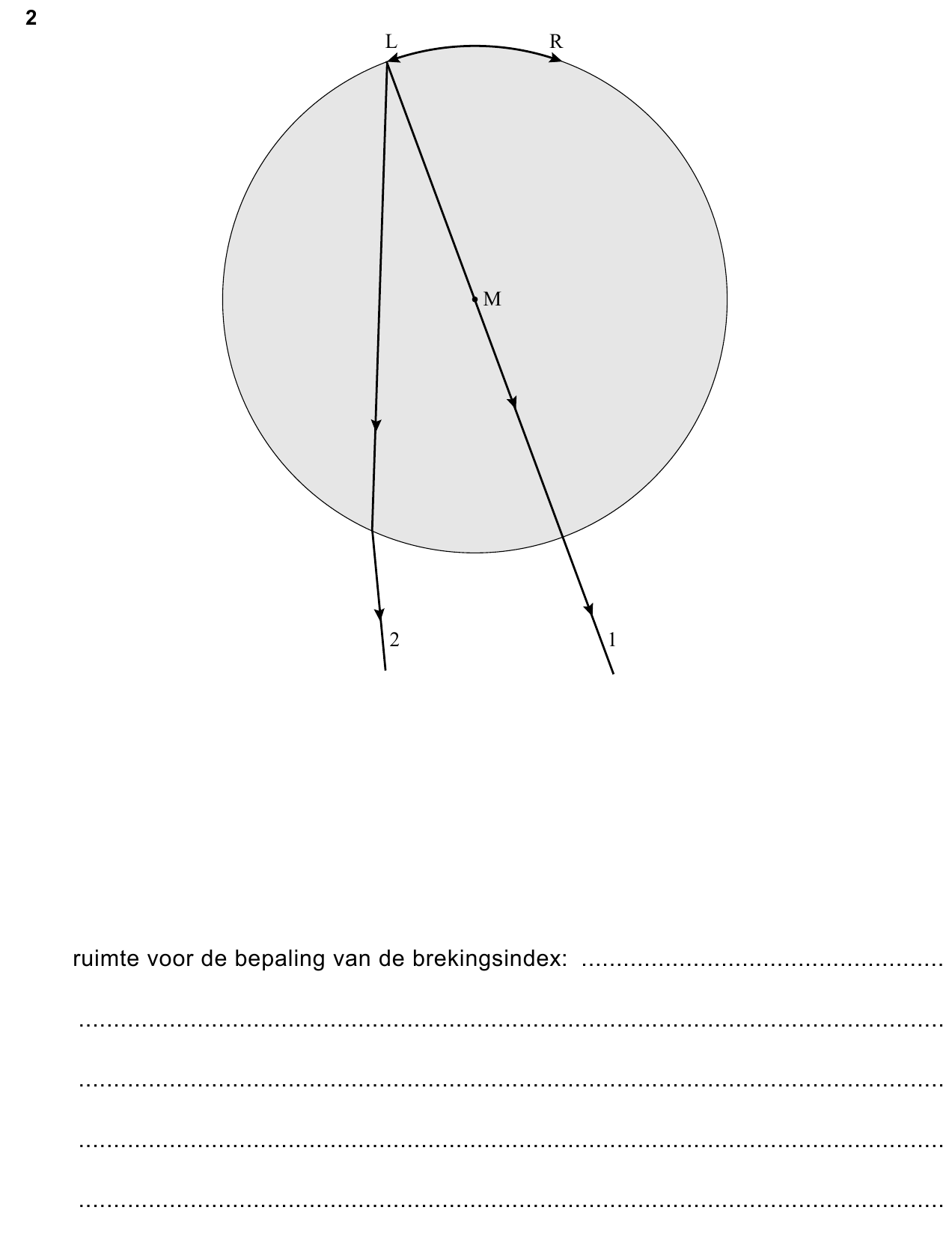 uitwerkbijlage bij vraag 2