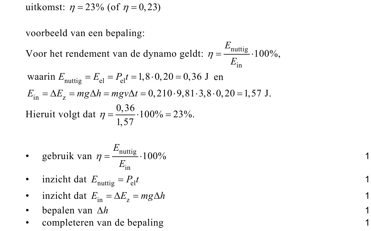 beoordelingsmodel vraag 15
