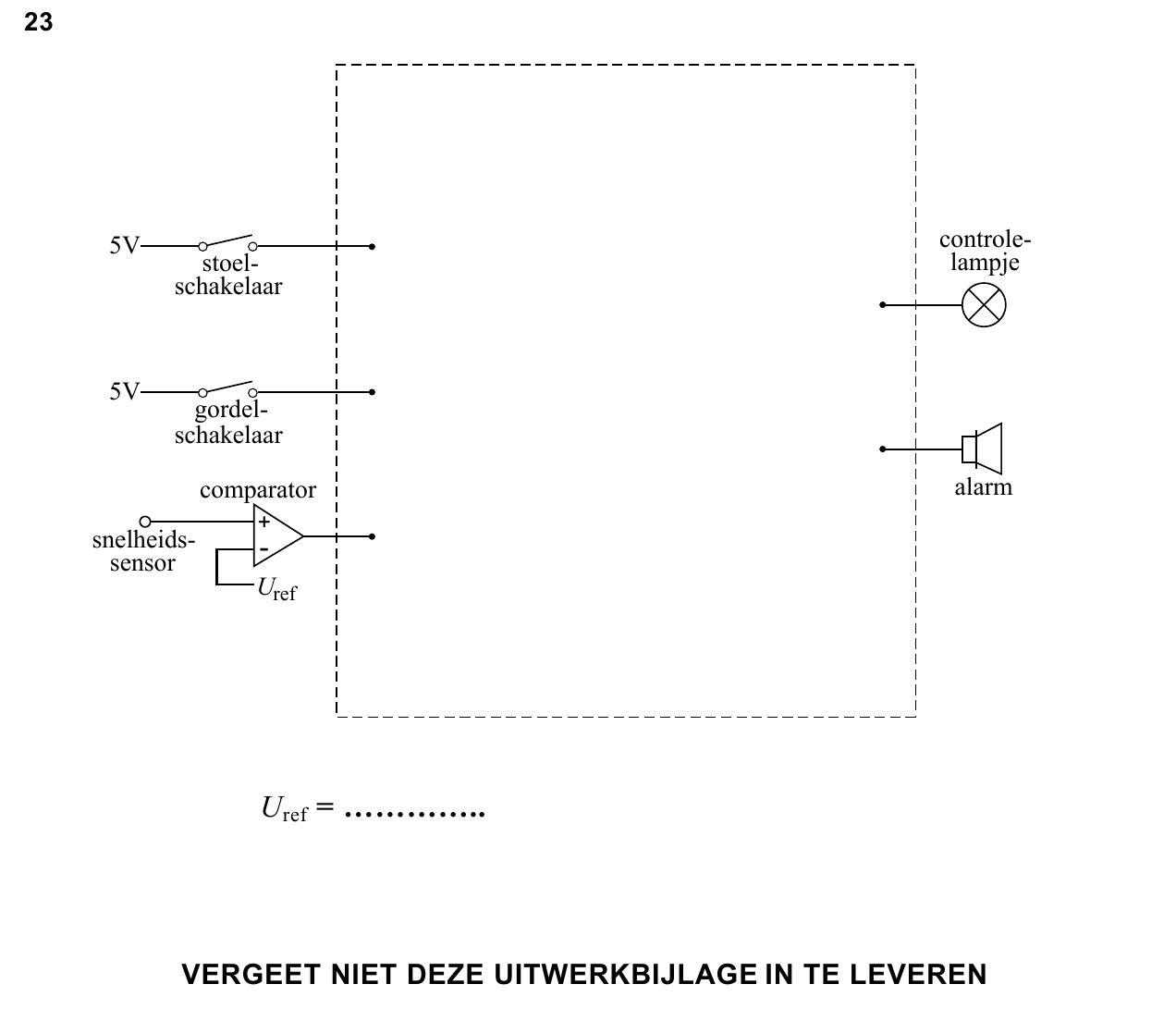 uitwerkbijlage bij vraag 23